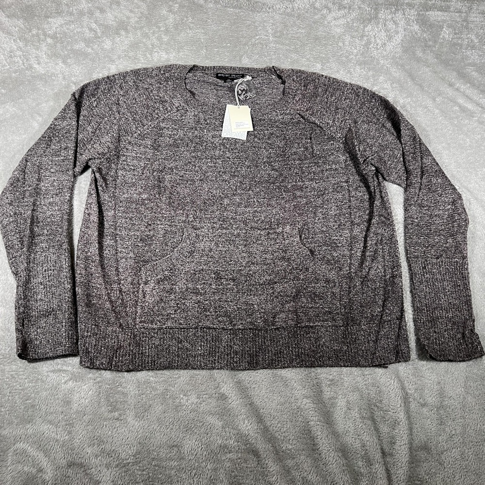 Barefoot Dreams Pullover Womens 2X‎ HE Gray Carbon CozyChic Lite Raglan Crew Top